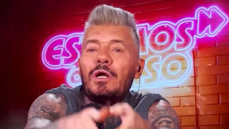 Le cortaron el pantalón a Marcelo Tinelli como en la´época de "la pollerita": el video
